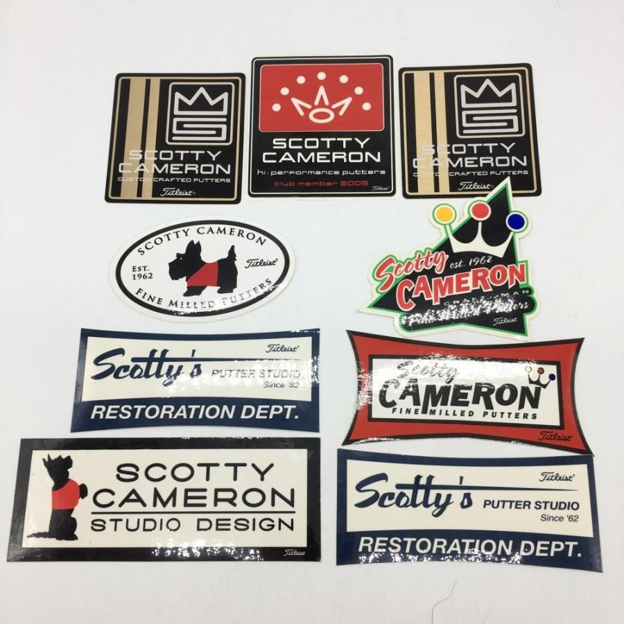 超美品】Scotty Cameron スコッティキャメロン ステッカー シール 9枚