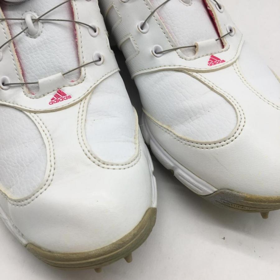adidas（アディダス） ゴルフシューズ 白×ピンク ボア boa F33310