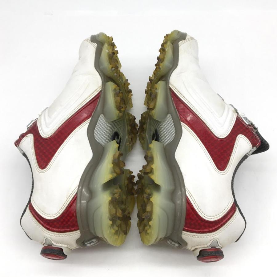 フットジョイ ゴルフシューズ 白×レッド 56005J ボア BOA メンズ 26.5