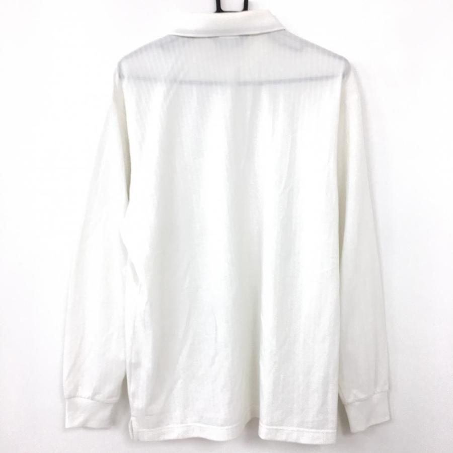 【新品未使用】マンシングウェアー　長袖ポロシャツ　白 マンシングウェア グランドスラム 長袖ポロシャツ ホワイト