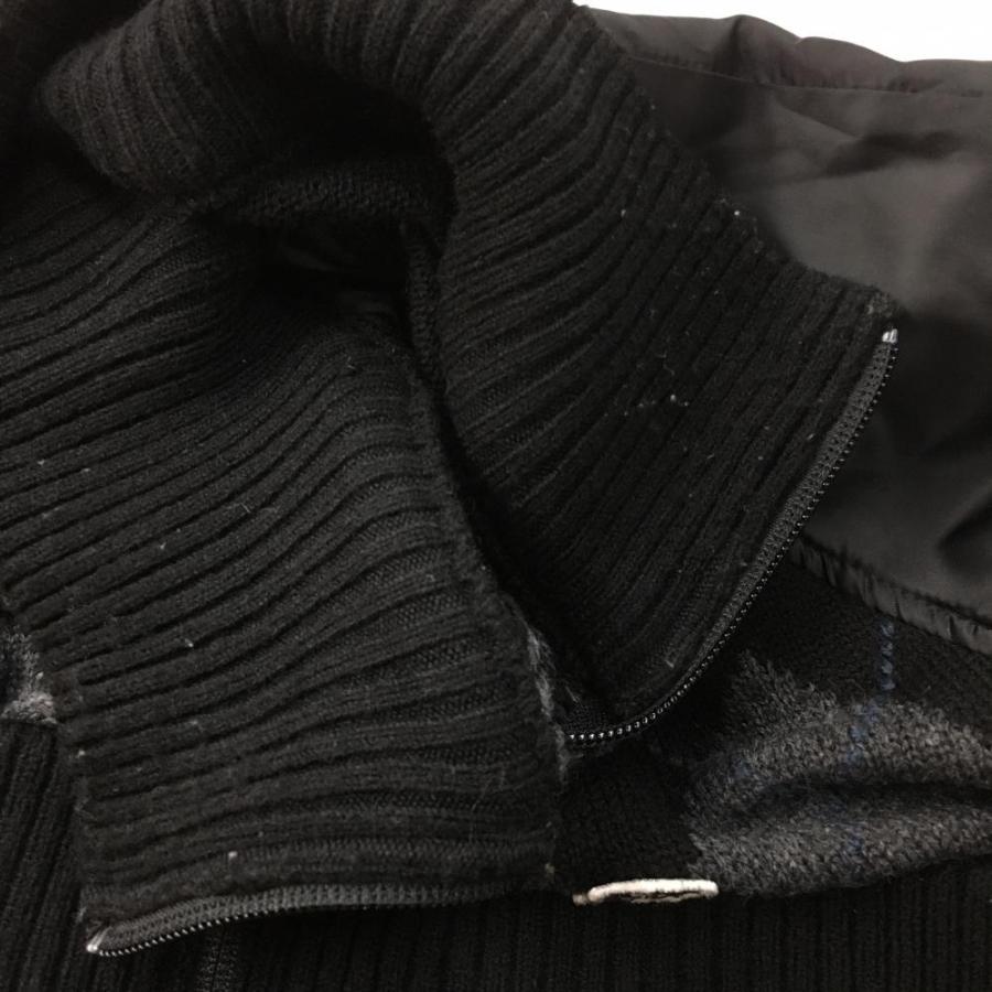 20%OFF価格／PEARLY GATES パーリーゲイツ 異素材切替ブルゾン 黒