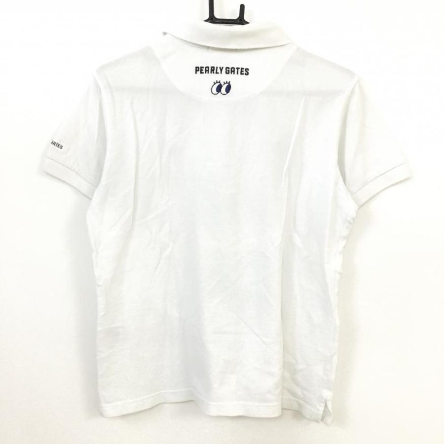70%OFF価格／PEARLY GATES パーリーゲイツ 半袖ポロシャツ 白 スポンジ