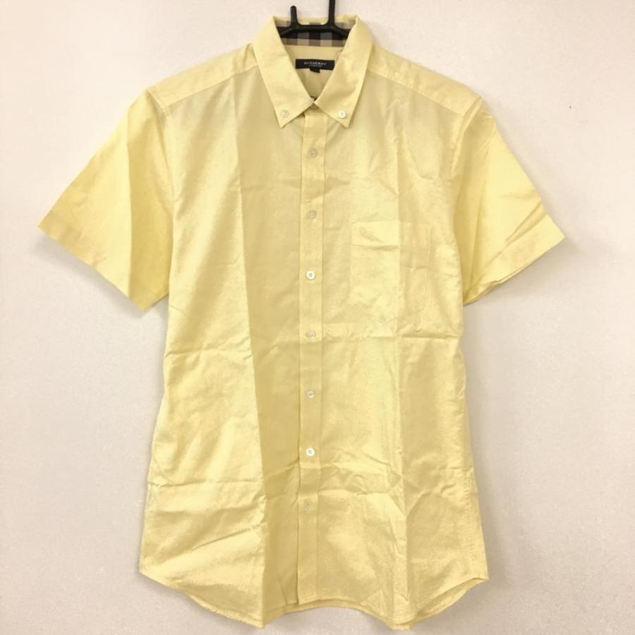 40%OFF価格／(超美品)BURBERRY GOLF バーバリー 半袖シャツ イエロー