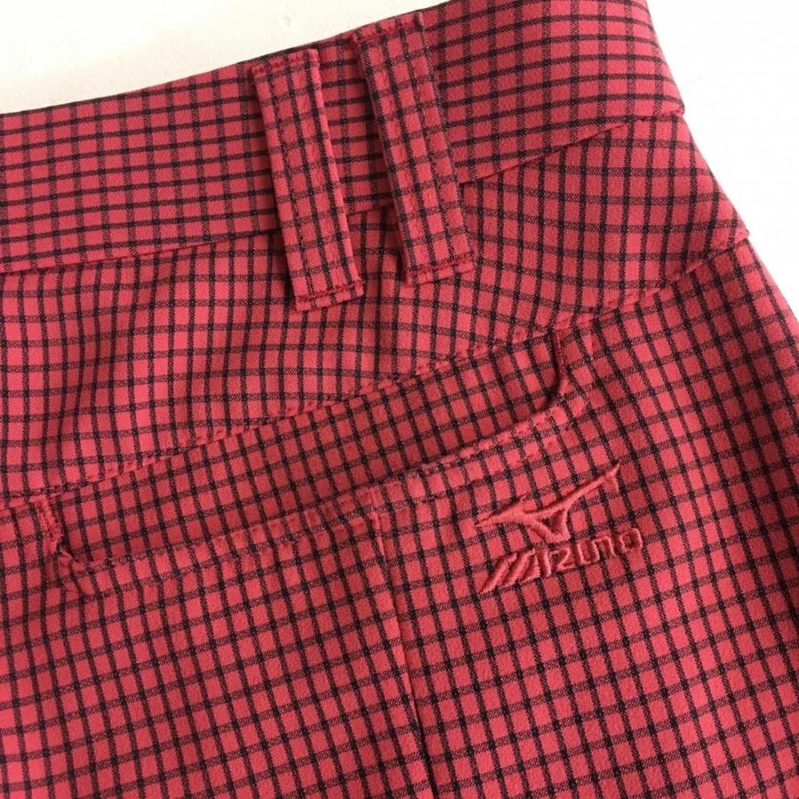 70%OFF価格／MIZUNO ミズノ パンツ ピンク系×黒 格子柄 チェック 総柄