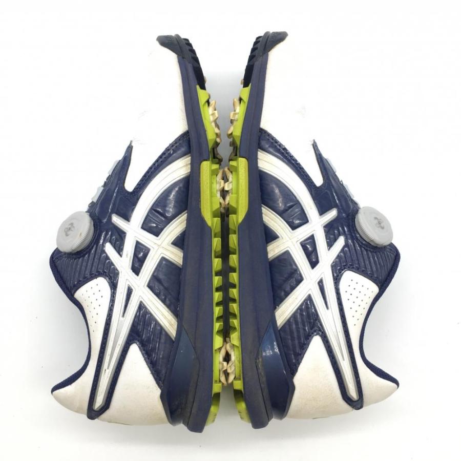 ASICS（アシックス） ゴルフシューズ 白×ネイビー TGN913 BOA メンズ