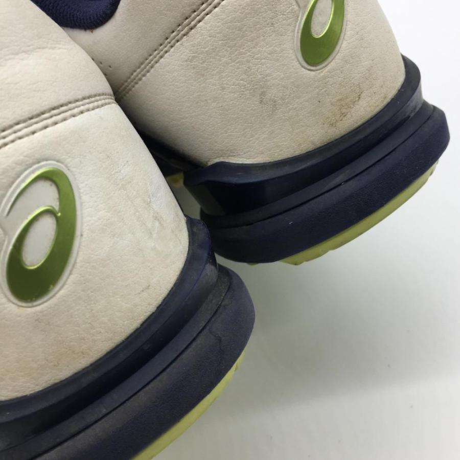 ASICS（アシックス） ゴルフシューズ 白×ネイビー TGN913 BOA メンズ