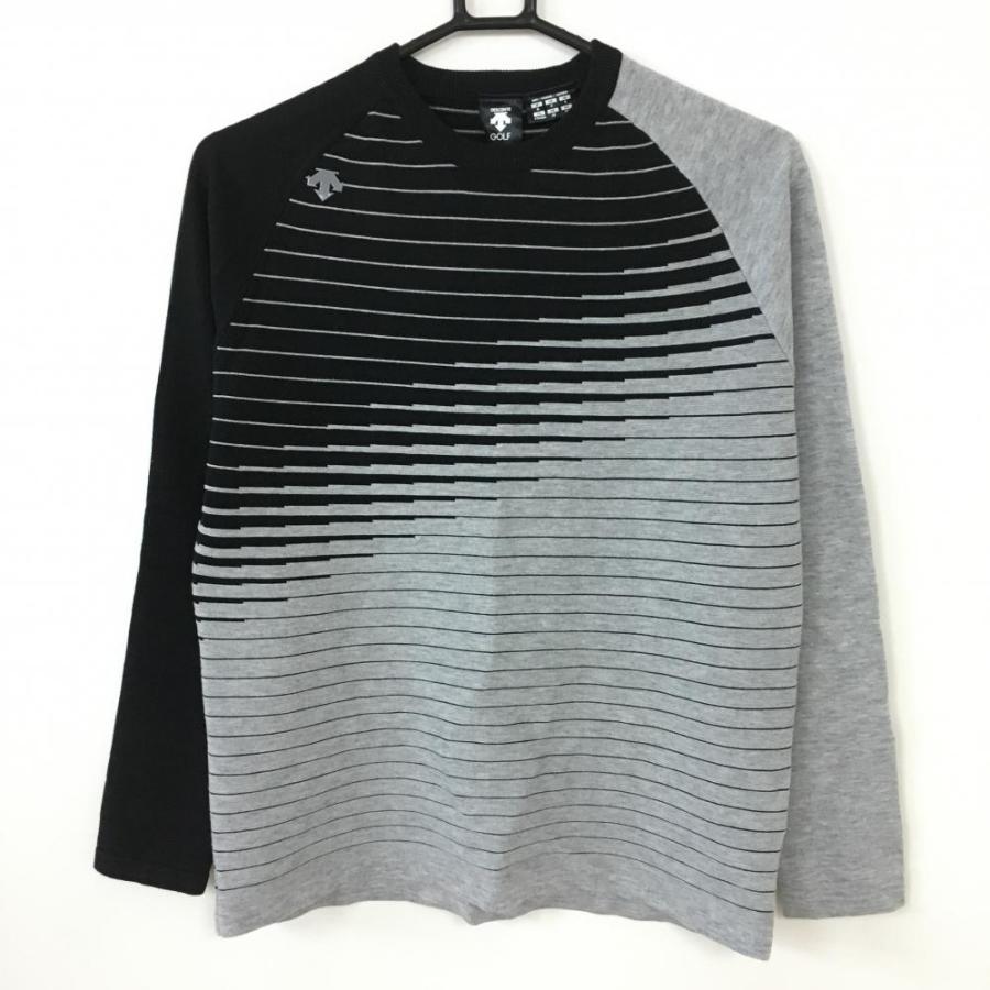 15%OFF価格／(美品)DESCENTE デサントゴルフ 長袖ニットセーター  