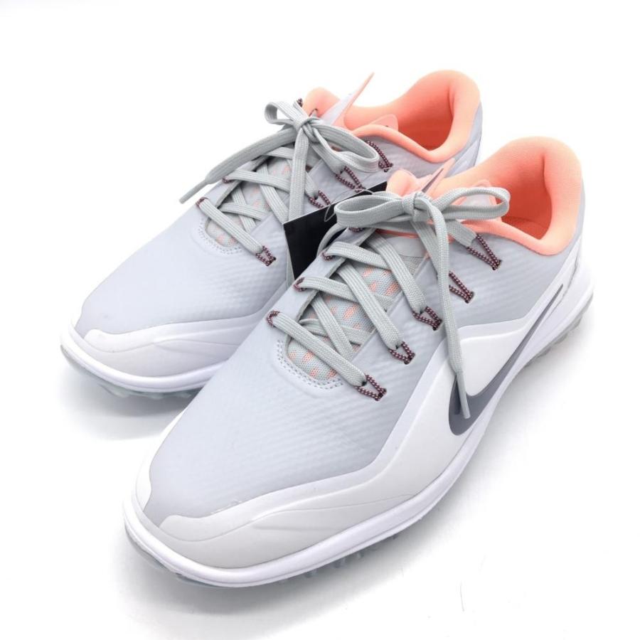 ☆10%OFF価格☆【新品】NIKE ナイキ ゴルフシューズ ライトグレー×白