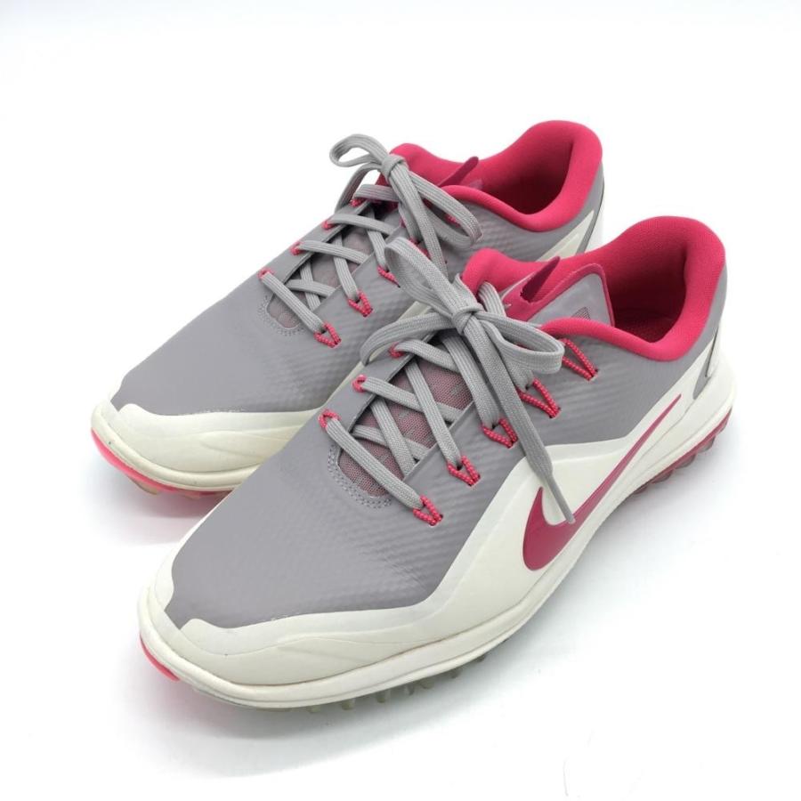 超美品】NIKE ナイキ ゴルフシューズ 白×グレー×ピンク 909084-003