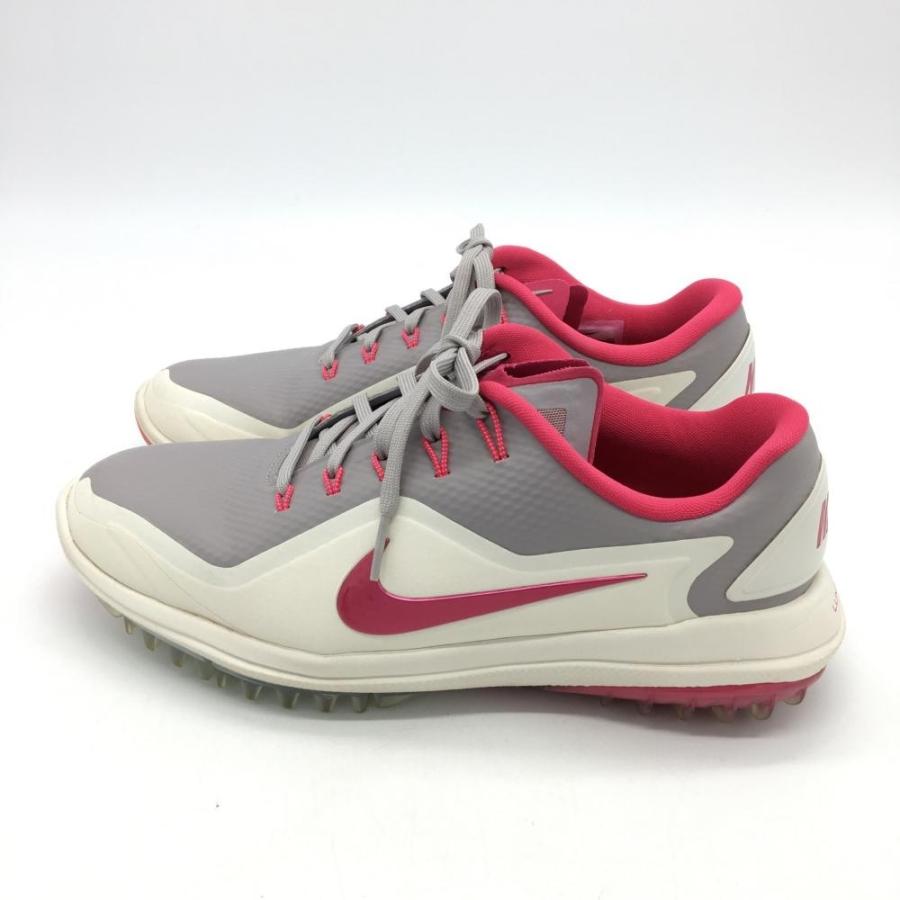 Nike Lunar Control ゴルフシューズ レディース美品 超美品】NIKE ナイキ ゴルフシューズ 白×グレー×ピンク 909084-003