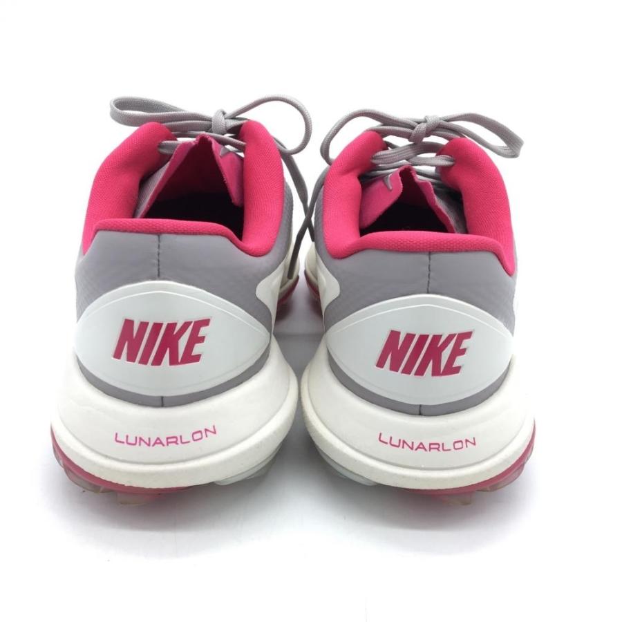 超美品】NIKE ナイキ ゴルフシューズ 白×グレー×ピンク 909084-003