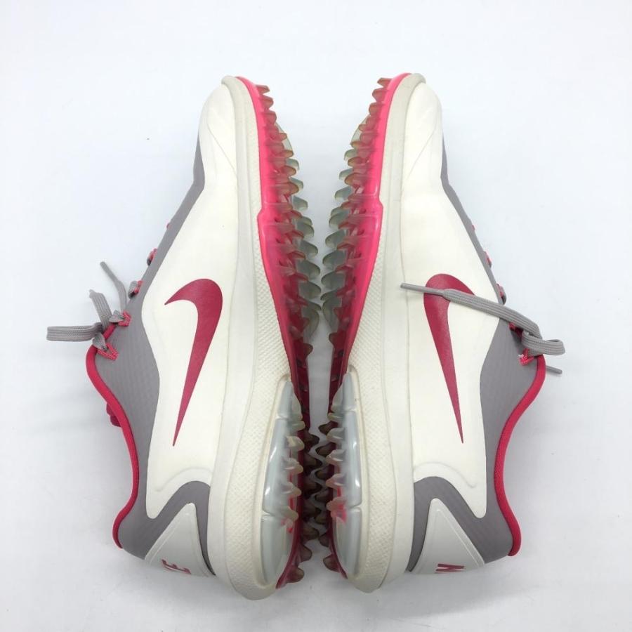 超美品】NIKE ナイキ ゴルフシューズ 白×グレー×ピンク 909084