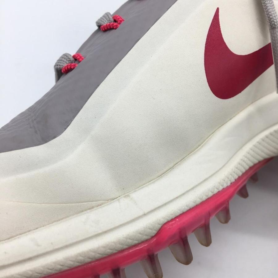 超美品】NIKE ナイキ ゴルフシューズ 白×グレー×ピンク 909084-003