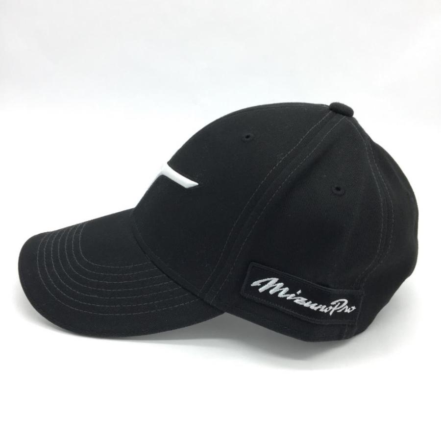 35%OFF価格／(美品)MIZUNO ミズノ キャップ 黒×白 YORO JAPAN ロゴ