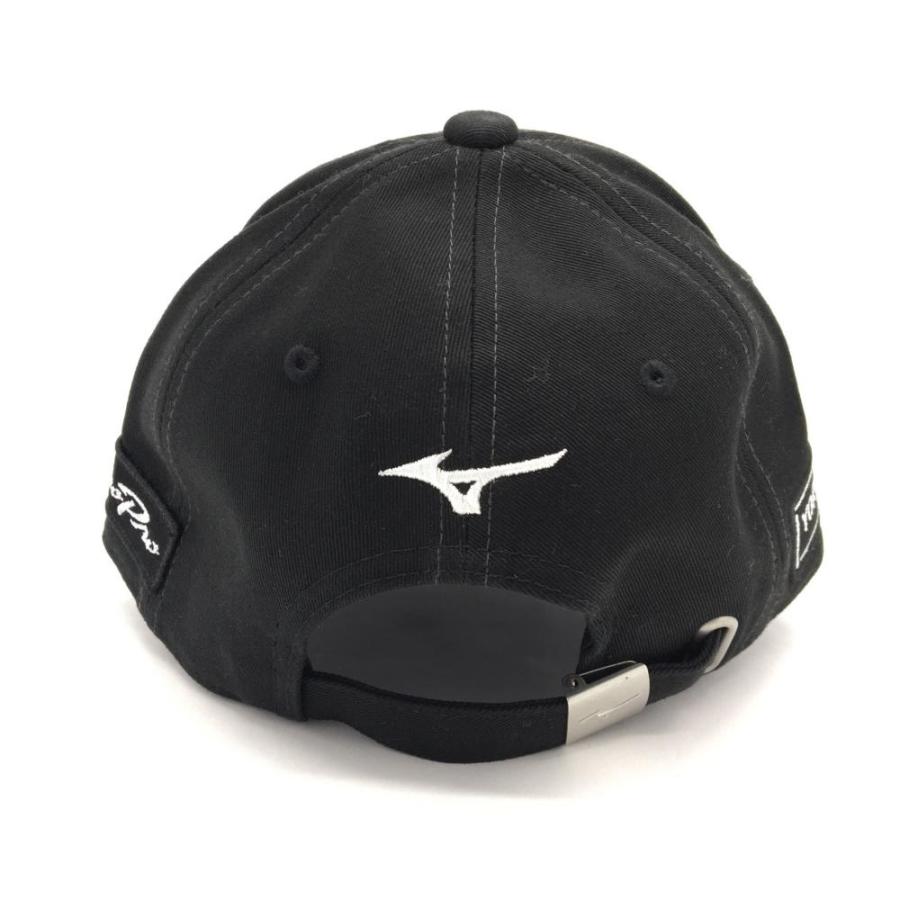 35%OFF価格／(美品)MIZUNO ミズノ キャップ 黒×白 YORO JAPAN ロゴ
