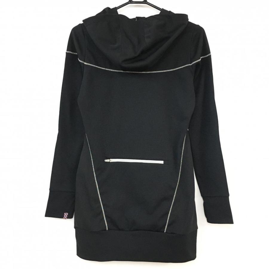 10%OFF価格／le coq sportif ルコック パーカーワンピース 黒 後ろ  