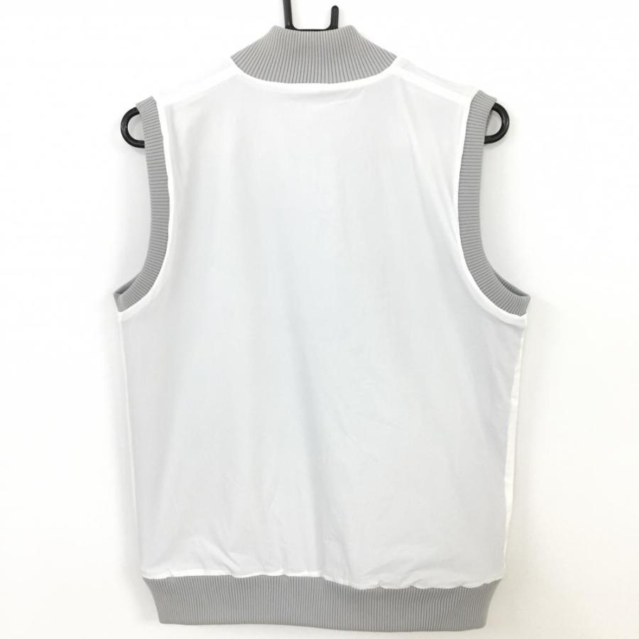 新品タグ付き　Munsing Wear リバーシブルベスト Munsingwear マンシングウェア リバーシブルニットベスト グレー×白