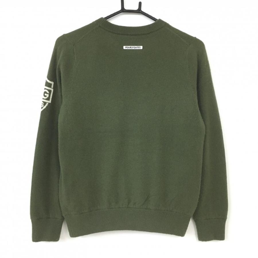 ☆2020年☆PEARLY GATES パーリーゲイツ 長袖ニットセーター カーキ