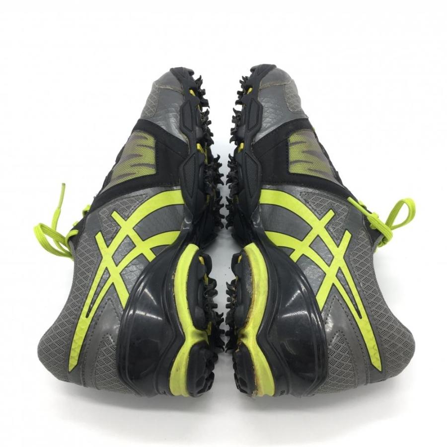 50%OFF価格／asics アシックス ゴルフシューズ グレー×ライムグリーン