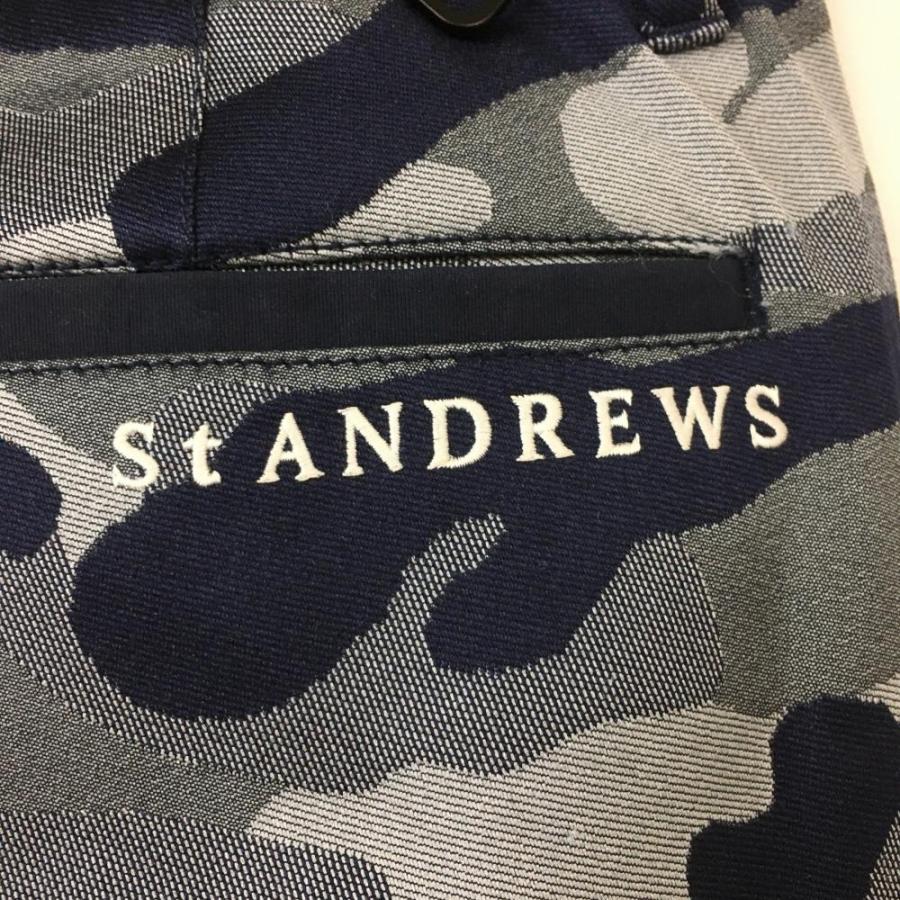 St ANDREWS セントアンドリュース パンツ グレー×ネイビー 迷彩