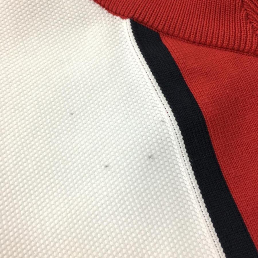 ジャックバニー　ジュニア150 ベスト Jack Bunny!! ジャックバニー ニットベスト 白×黒 ネック