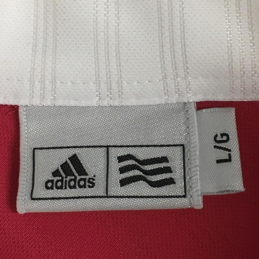 50%OFF価格／adidas アディダス 半袖ポロワンピース ピンクレッド×白