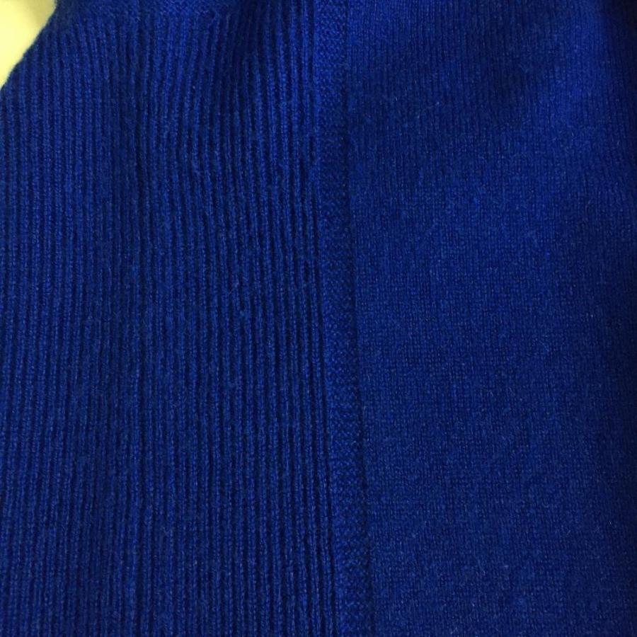 St ANDREWS セントアンドリュース セーター ブルー カシミヤ100