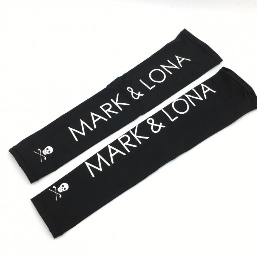 特別訳あり特価 レディースウエア 美品 Mark Lona マークアンドロナ アームカバー 黒 白 ロゴプリント ストレッチ レディース One ゴルフウェア Www Threeriversofs Com