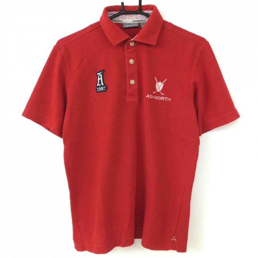 ポールスミス⭕️美品 半袖ポロシャツ 赤 レッド ゴルフウェア L