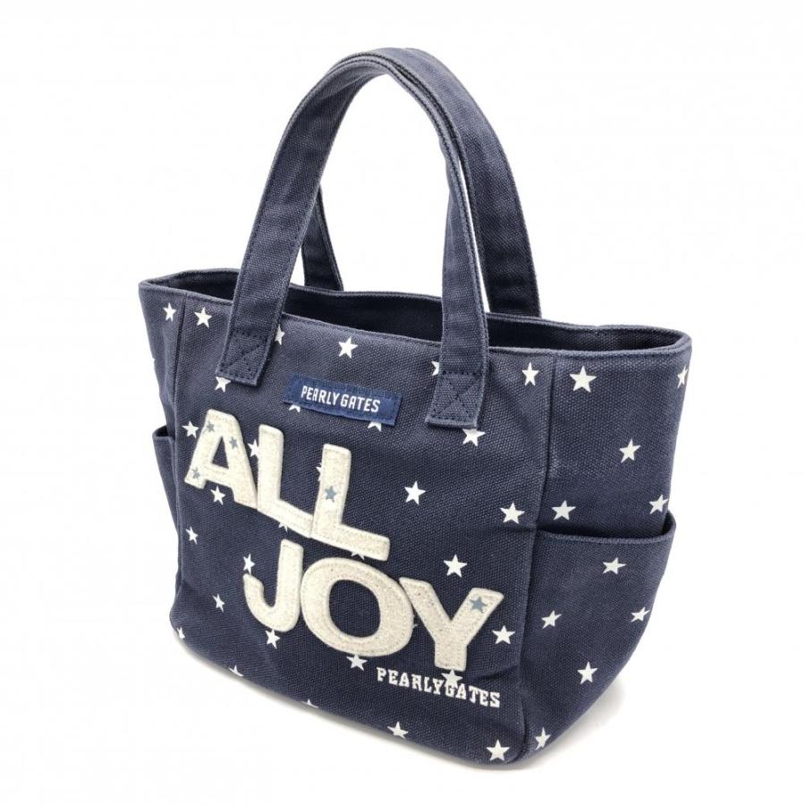 PEARLY GATES パーリーゲイツ カートバッグ ネイビー×白 星 総柄