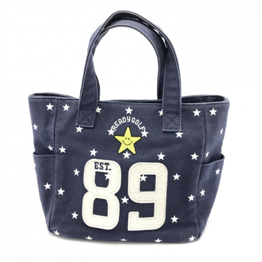 PEARLY GATES パーリーゲイツ カートバッグ ネイビー×白 星 総柄