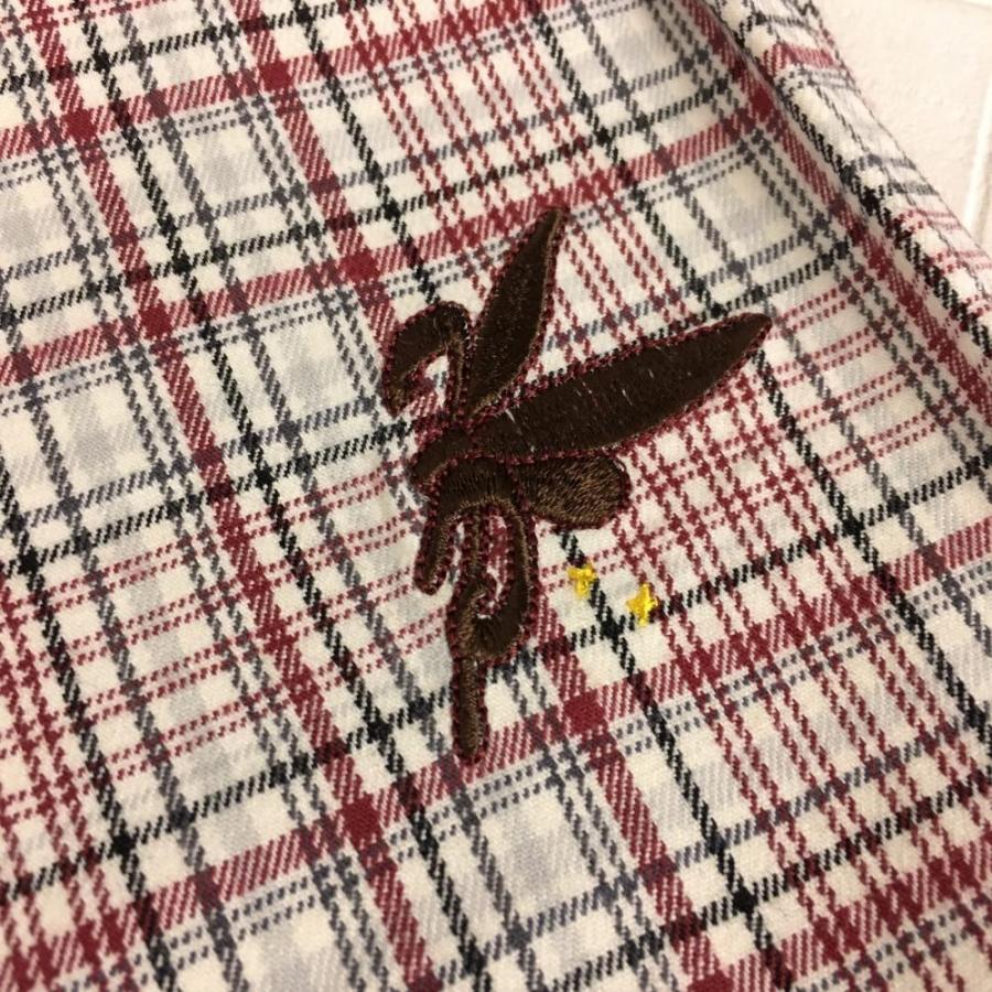 FAIRY POWDER ゴルフ メンズ パンツ チェック レッド Fairy Powder（フェアリーパウダー） パンツ レッド×黒 チェック柄 総