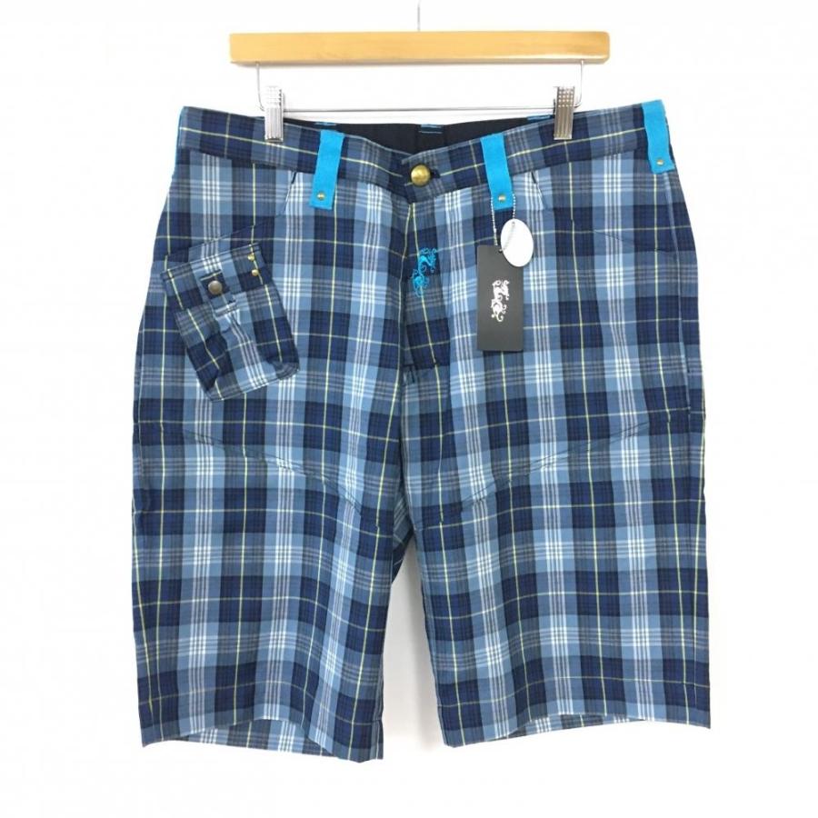 ★新品 ダンスウィズドラゴン ハーフパンツ ネイビー 定価￥33,000(税込) 30%OFF価格／(新品)20％OFF〜Dance With Dragon ダンスウィズ