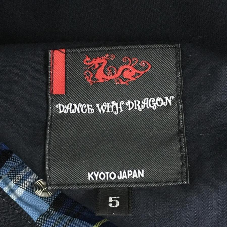 ★新品 ダンスウィズドラゴン ハーフパンツ ネイビー 定価￥33,000(税込) 30%OFF価格／(新品)20％OFF〜Dance With Dragon ダンスウィズドラゴン