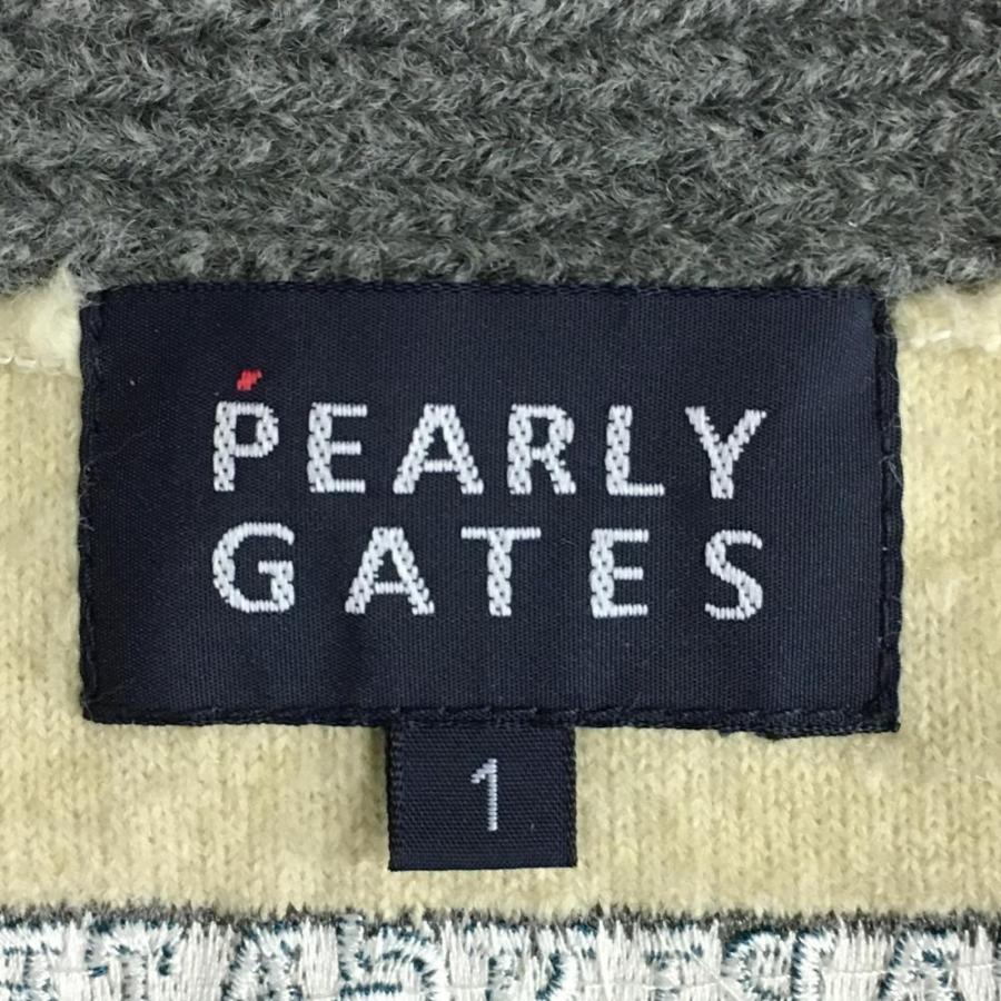 25%OFF価格／(美品)PEARLY GATES パーリーゲイツ ニットベスト グレー