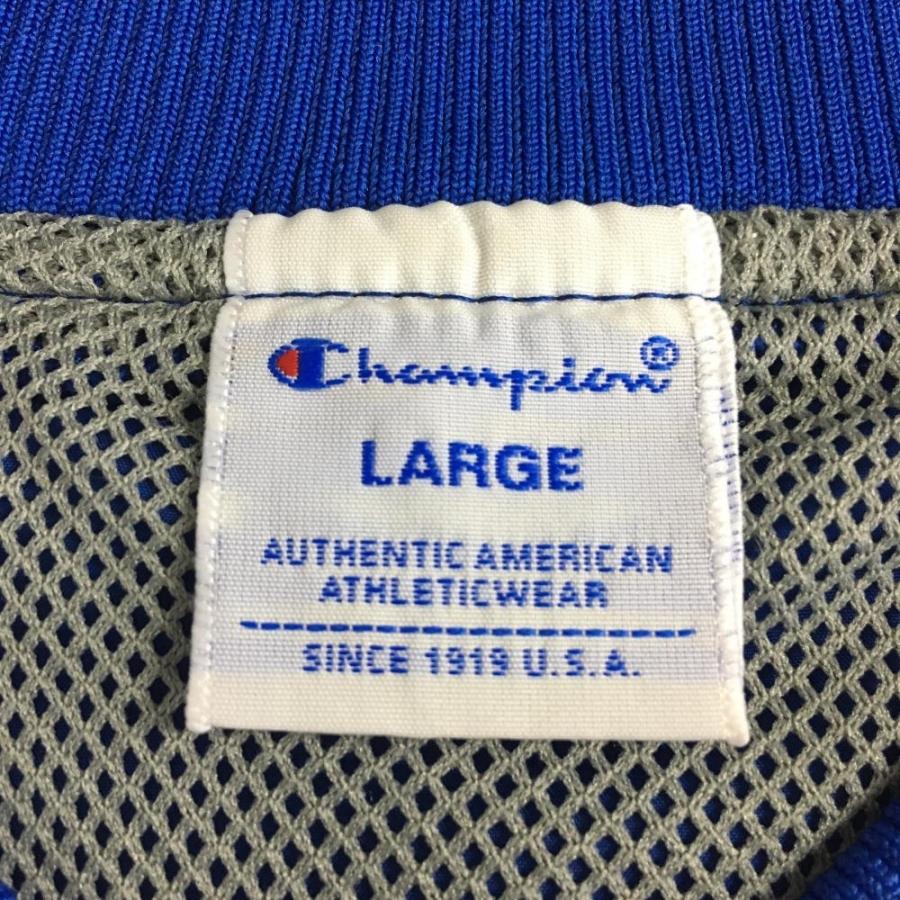 Champion（チャンピオン） スニード ブルゾン ブルー×ピンク 裏