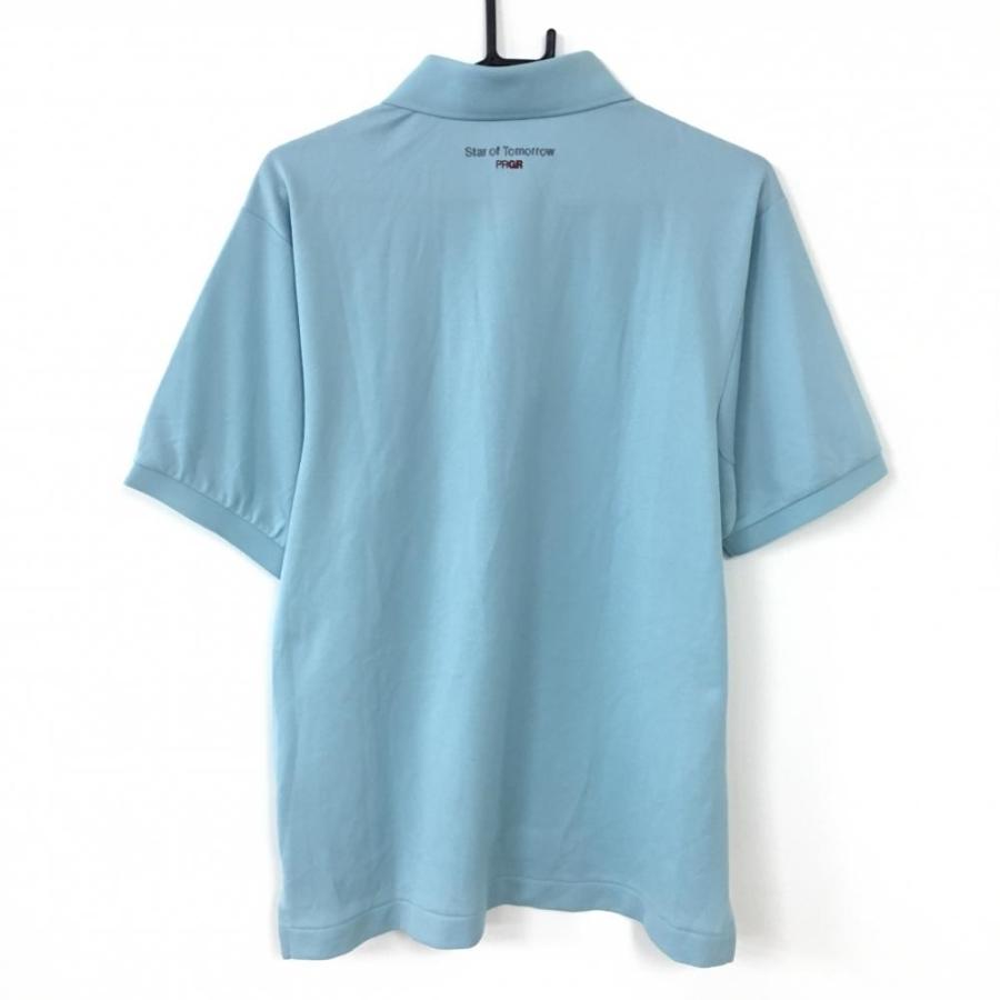 PRGRゴルフシャツ(半袖) 50%OFF価格／(美品)PRGR プロギア DRY 35℃+ 半袖ポロシャツ ライト