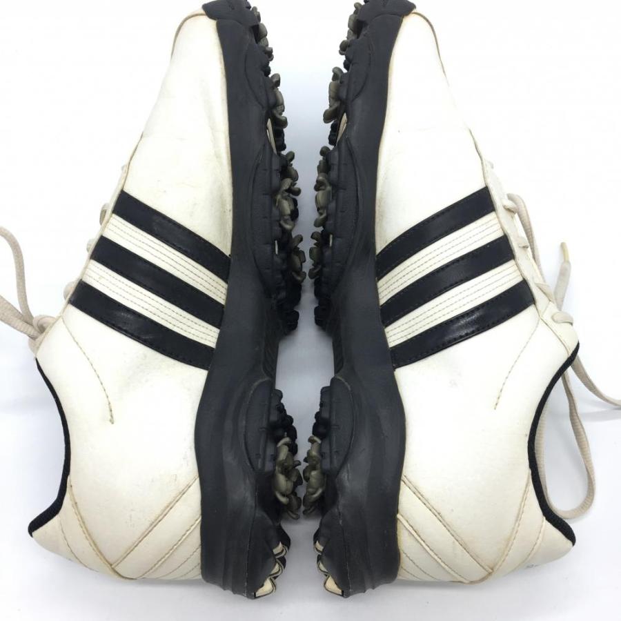 ◆◆ アディダス ゴルフシューズ 27.5 791003 ホワイト/黒 40%OFF価格／adidas アディダス ゴルフシューズ 白×黒 EVG791003