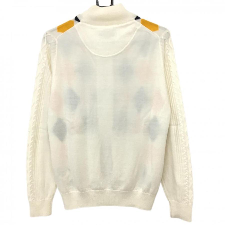 キャロウェイ ダブルジップ ニット ジャケット ホワイト LLサイズ キャロウェイ ダブルジップ ニット ジャケット ホワイト LLサイズ