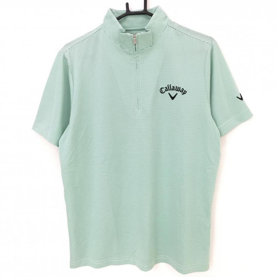 【美品】LEONARD ハイネック半袖コットンシャツL 美品】LEONARD ハイネック半袖コットンシャツL 美品】LEONARD