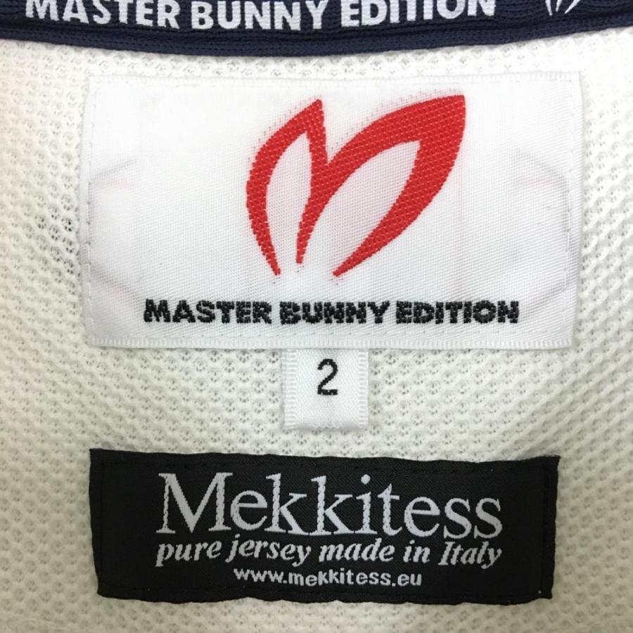 40%OFF価格／MASTER BUNNY EDITION マスターバニー 半袖ポロシャツ 白