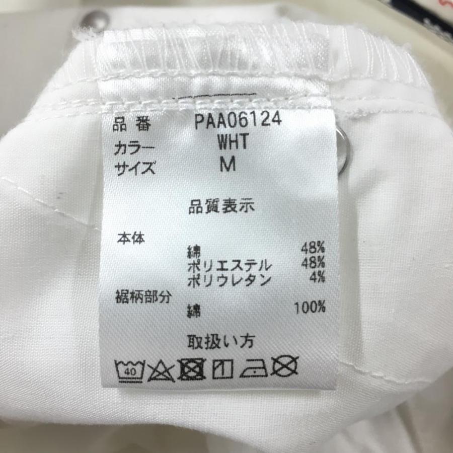 PAR72（パーセッタンタドゥエ） パンツ 白×ネイビー 裾チェック柄