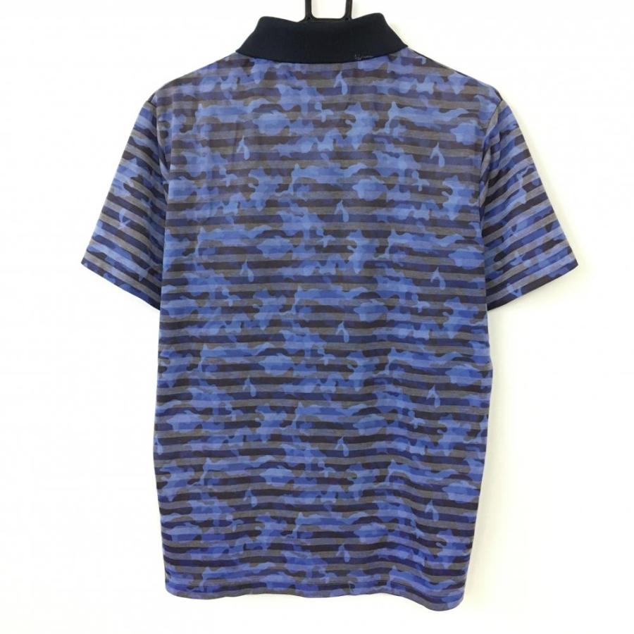 40%OFF価格／adidas アディダス 半袖ポロシャツ ライトブルー×グレー