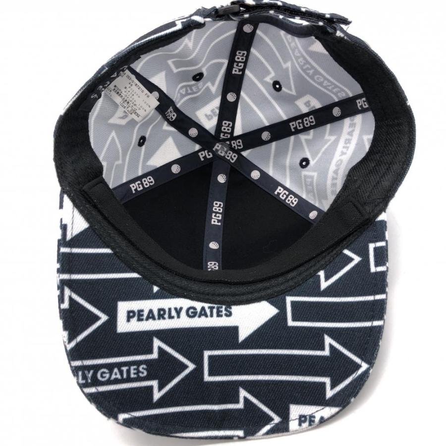 超美品】PEARLY GATES パーリーゲイツ フラットキャップ ネイビー×白