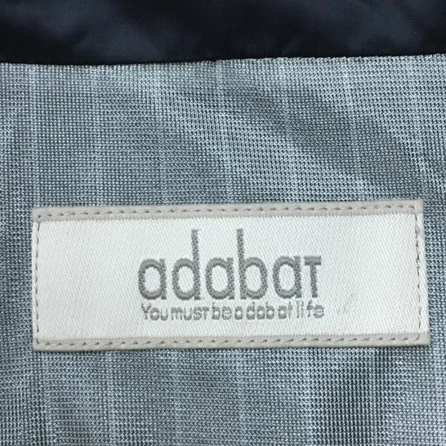 超美品】adabat アダバット ボアベスト ダークネイビー 蓄熱裏地