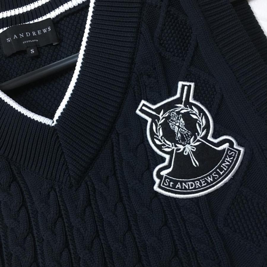 40%OFF価格／(超美品)St ANDREWS セントアンドリュース ニットベスト