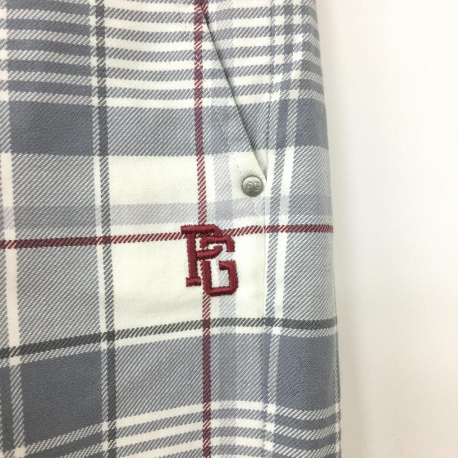 PEARLY GATES パーリーゲイツ パンツ グレー×白 チェック 総柄 新品  