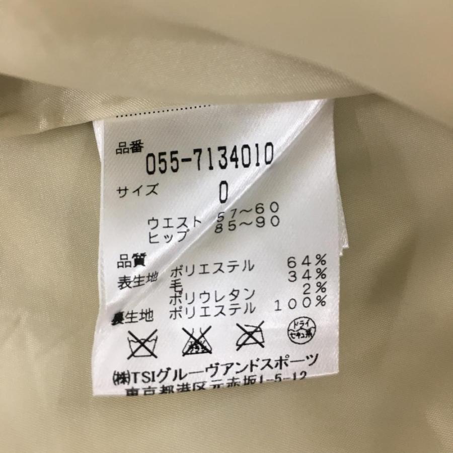 PEARLY GATES パーリーゲイツ スカート グレー×アイボリー 