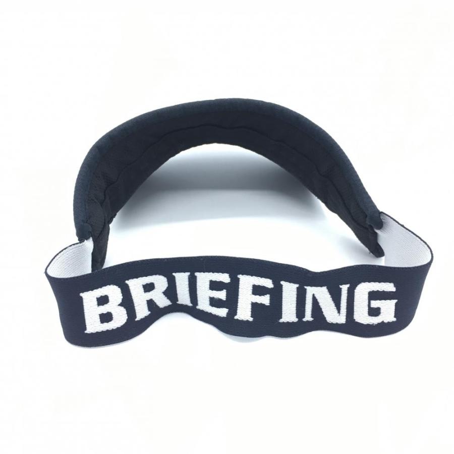 BRIEFING ブリーフィング サンバイザー ネイビー×白 カモフラ 迷彩