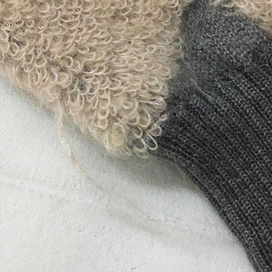 20%OFF価格／MARK＆LONA マークアンドロナ ニットジャケット グレー